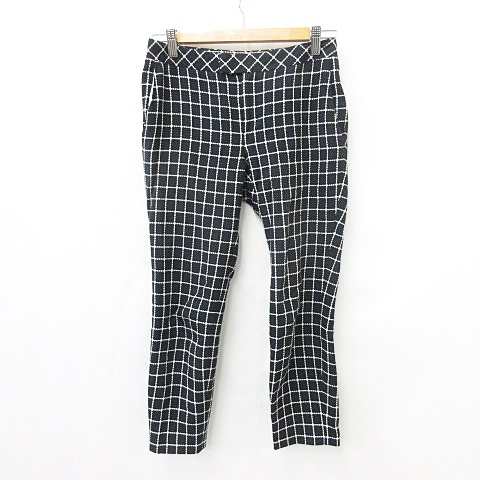 中古 ボールジー Ballsey トゥモローランド クロップドパンツ ストレート 刺繍 ストレッチ チェック柄 綿 紺 34の通販はau Pay マーケット ブランド古着のベクトル