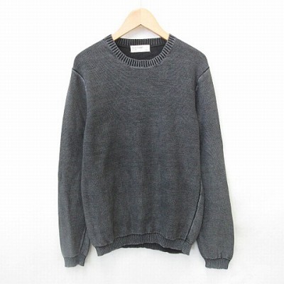 中古 バックナンバー Back Number ニット セーター 長袖 丸首 ウォッシュ加工 綿 黒 ブラック S メンズの通販はau Pay マーケット ブランド古着のベクトル