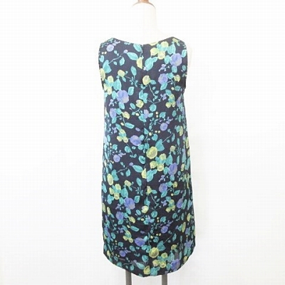 中古 ラピスルーチェパービームス Lapis Luce Per Beams ワンピース ミニ丈 ノースリーブ プリント ネイビー 36の通販はau Pay マーケット ブランド古着のベクトル