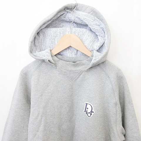中古】ディオールオム Dior HOMME パーカー フーディー プルオーバー トレーナー フード レース オブリーク グレー 白 ホワイト  XSの通販はau PAY マーケット - ブランド古着のベクトル | au PAY マーケット－通販サイト