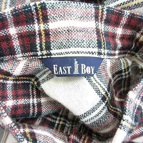 中古 イーストボーイ East Boy ワンピース シャツワンピ 長袖 ひざ丈 シャツカラー チェック柄 ウール 白 11の通販はau Pay マーケット ブランド古着のベクトル