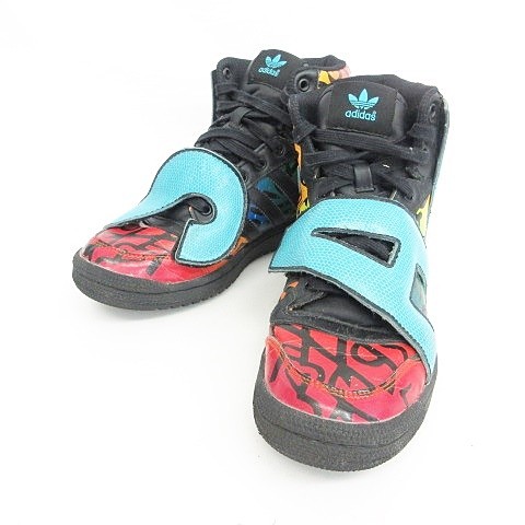 中古 ジェレミースコット アディダス Jeremy Scott Adidas スニーカー ハイカット Letters Multicolor レッド ブルー 24 5 Dの通販はau Pay マーケット ブランド古着のベクトル