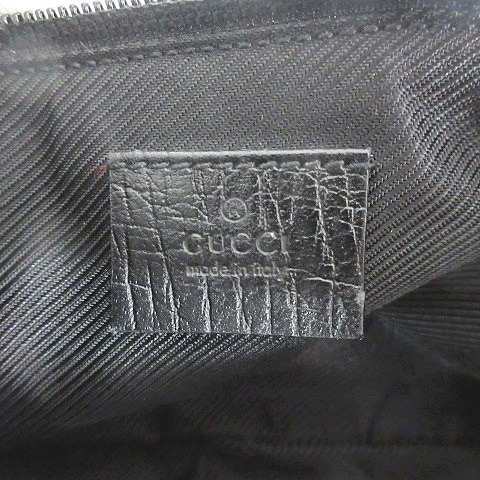 中古】グッチ GUCCI アクセサリーポーチ ハンドバッグ GG柄 キャンバス