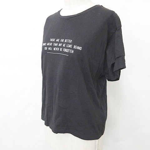 中古】ビームスハート Tシャツ カットソー 2枚セット 半袖 丸首 文字