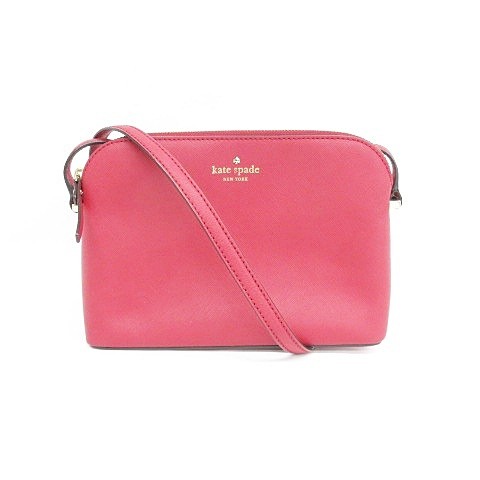 【中古】ケイトスペード KATE SPADE ショルダーバッグ ミニバッグ ポシェット 斜め掛け 肩掛け レッド 赤 ゴールド レディース｜au  PAY マーケット