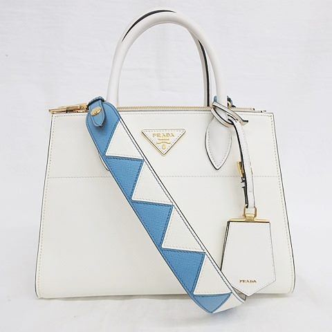 中古】プラダ PRADA サフィアーノ パラディグム ハンドバッグ 中古】プラダ PRADA サフィアーノ パラディグム ハンドバッグ