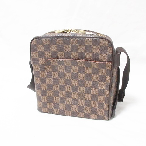 【期間限定値引き】LOUIS VUITTON ダミエオラフ　ショルダーバッグ 中古】ルイヴィトン LOUIS VUITTON オラフ PM ショルダーバッグ ダミエ