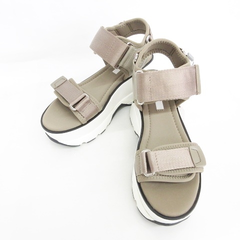 ムーム（MOOM）/ HS ラインストーン ラメ サンダル その他サンダル