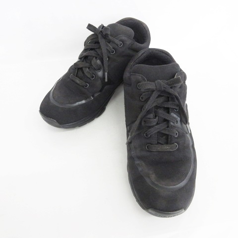 りゅうまるさま専用 CHANEL ブラック スニーカー　37 シャネル】メンズ スニーカー マトラッセ風ソールがお洒落☆ (CHANEL