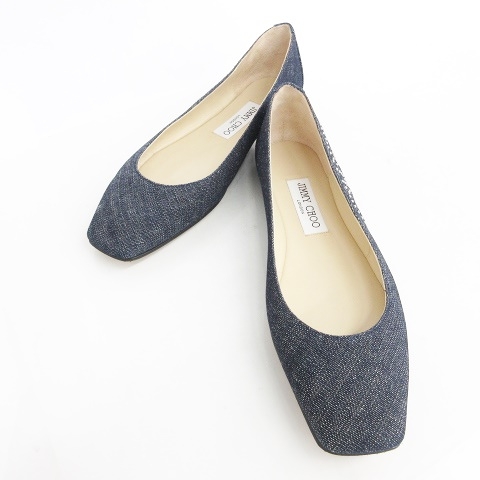 中古】ジミーチュウ JIMMY CHOO フラットシューズ パンプス