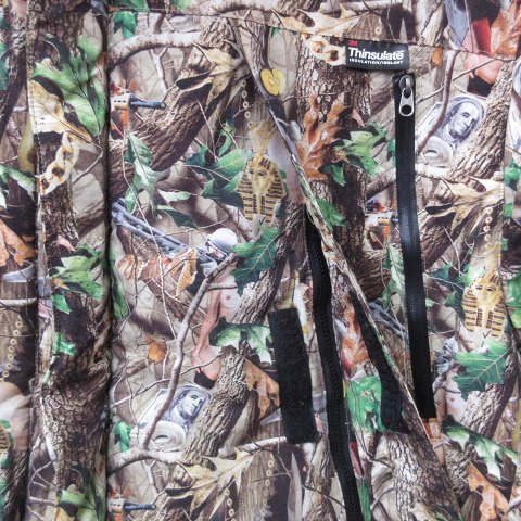 【中古】アンドサンズ コート ジャケット ジップアップ フード 比翼 中綿 総柄 茶 ベージュ 緑 ブラウン XX メンズ 中古】アンドサンズ コート ジャケット ジップアップ フード 比翼 中綿