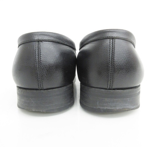 【中古】ジェイエムウエストン J.M.WESTON ローファー スリッポン 革靴 レザー ブラック 黒 6E メンズ