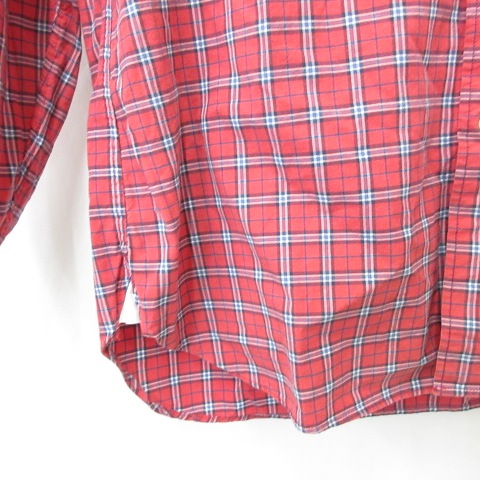 中古】ジェイクルー J.CREW シャツ 長袖 ボタンダウン チェック 古着
