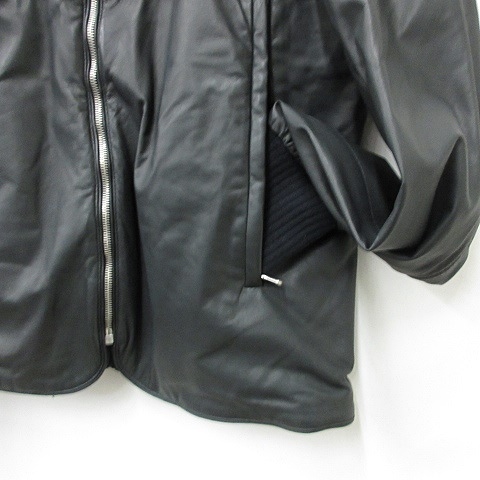 【中古】バリー ジャケット レザージャケット 3WAY リバーシブル ベスト ジップアップ 羊革 黒 ブラック 38 メンズ 中古】バリー ジャケット レザージャケット 3WAY リバーシブル ベスト