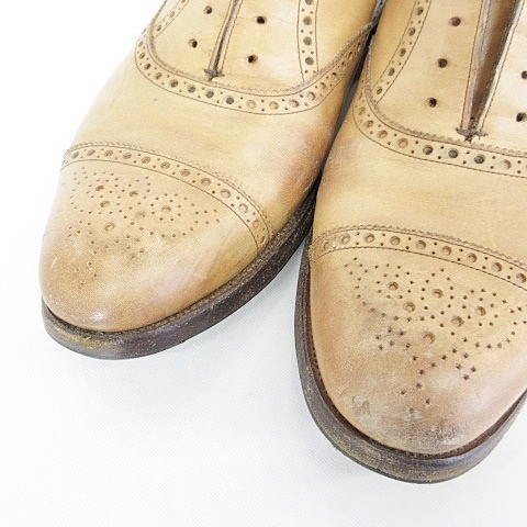 【中古】エドワードグリーン EDWARD GREEN ドレスシューズ ビジネスシューズ 革靴 レザーシューズ ブラウン 9/9.5E_8