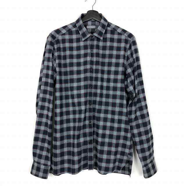 中古 ランバン Lanvin 18aw チェックシャツ ネルシャツ 長袖 グレー ネイビー マルチカラー 40 国内正規 メンズの通販はau Pay マーケット ブランド古着のベクトル 中古 ランバン Lanvin 18aw チェックシャツ ネルシャツ 長袖 グレー ネイビー マルチカラー 40 国内正規 メンズの通販はau Pay マーケット ブランド古着のベクトル
