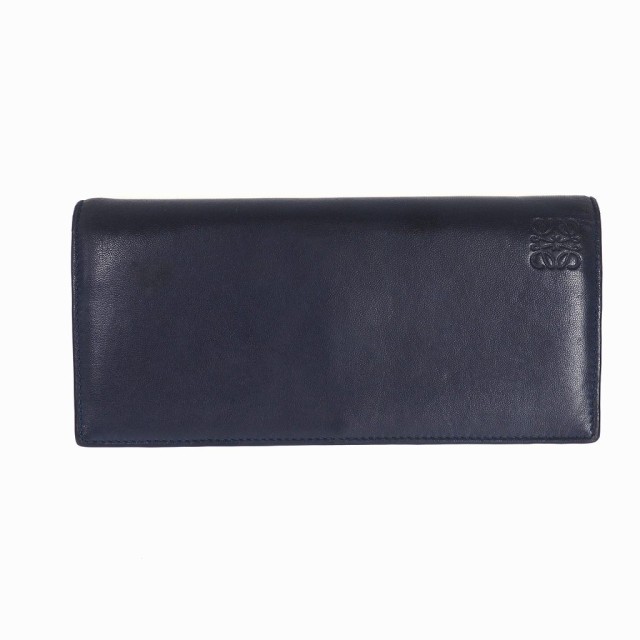 中古 ロエベ Loewe Long Horizontal レザー ロングウォレット 二つ折り 長財布 ネイビー 紺 メンズの通販はau Pay マーケット ブランド古着のベクトル