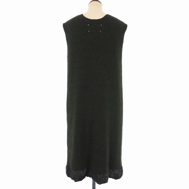 中古 未使用品 メゾンマルジェラ Maison Margiela 17aw ノースリーブ ニット ワンピース 膝丈 ウール S 緑の通販はau Pay マーケット ブランド古着のベクトル