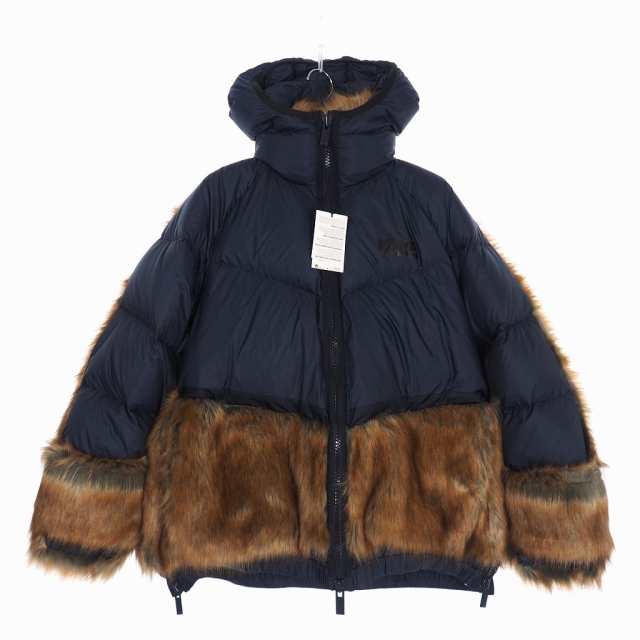 中古 未使用品 サカイ Sacai ナイキ Nike aw Nrg Parka 切替 フェイクファー ナイロン ダウンジャケット Xlの通販はau Pay マーケット ブランド古着のベクトル