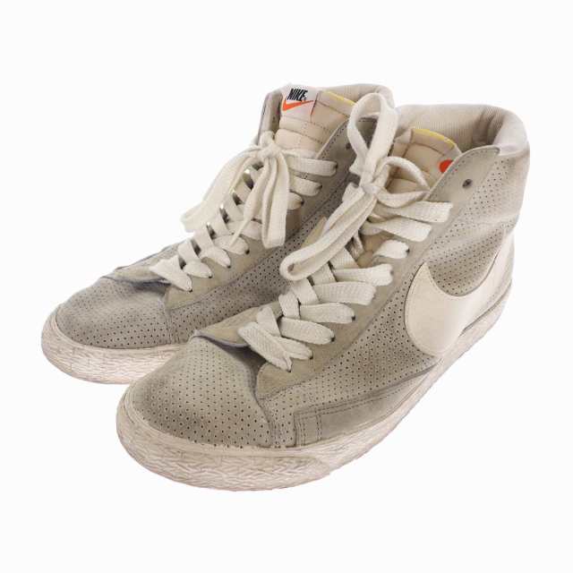 中古 ナイキ Nike ブレザー ミッド スエード Blazer Mid Suede Vntg ハイカットスニーカー 28 5cm ライトグレーの通販はau Pay マーケット ブランド古着のベクトル