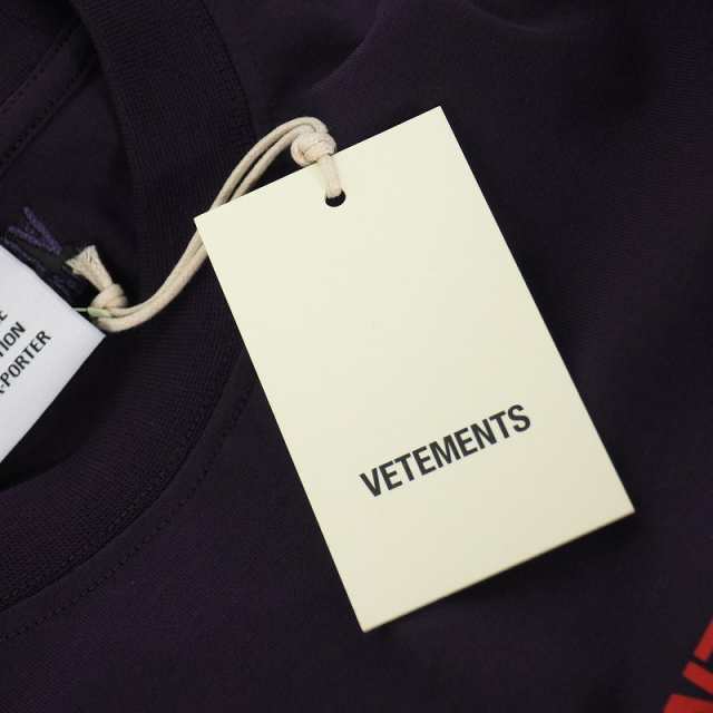 中古】ヴェトモン ベトモン VETEMENTS 22SS ロゴ プリント ラベル T