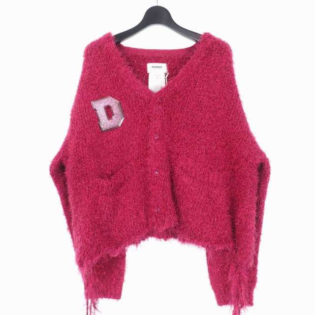 ダブレット doublet 22SS METAL LETTER LAME CARDIGAN メタルレター ...