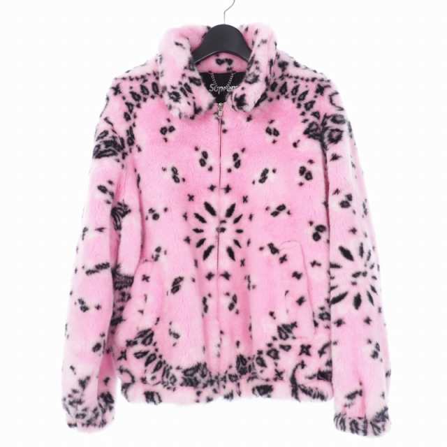 中古】シュプリーム SUPREME 21SS Bandana Faux Fur Bomber Jacket