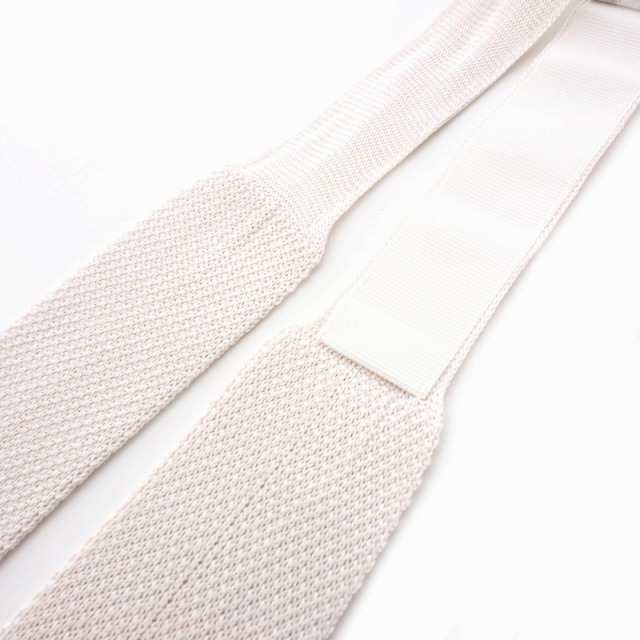 オフホワイト OFF WHITE CUT TIE ナロータイ ネクタイ