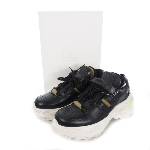 Maison Margiela ロートップ レトロフィット スニーカー 41 黒 smcint.com