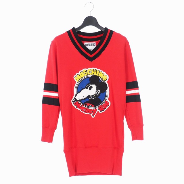 中古】未使用品 モスキーノ MOSCHINO 20SS マウス ロゴ パッチ