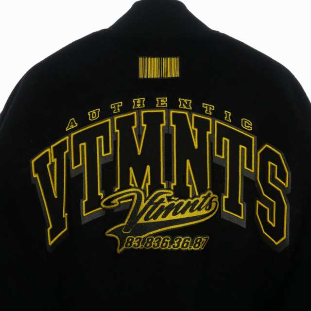 中古】ヴェトモン ベトモン VETEMENTS VTMNTS 22SS カレッジジャケット ...