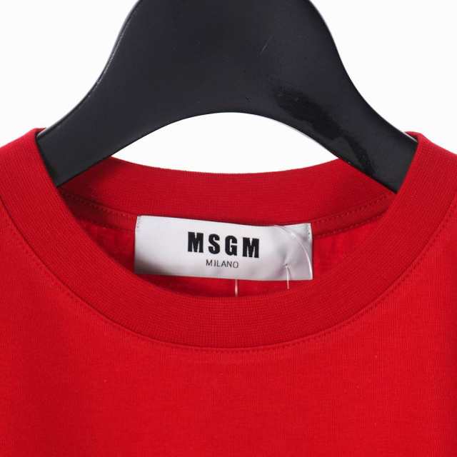 中古】未使用品 エムエスジーエム MSGM ドローイングロゴ プリント T ...