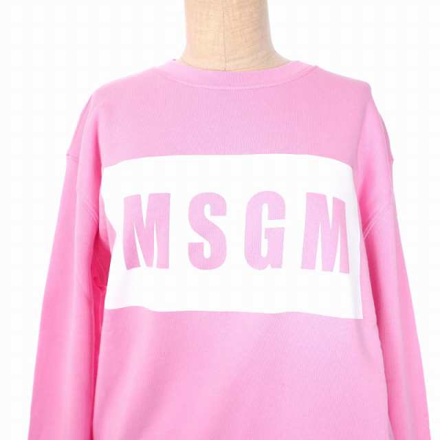 中古】未使用品 エムエスジーエム MSGM スウェット トレーナー 長袖