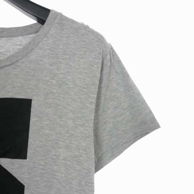 セリーヌ CELINE プリント Tシャツ カットソー 半袖 コットン S グレー