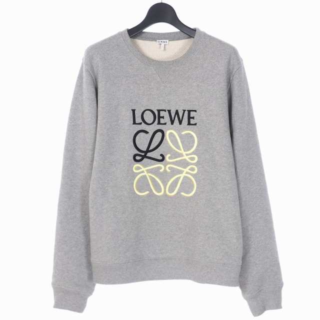 中古】ロエベ LOEWE 21AW アナグラム ロゴ刺繍 スウェット トレーナー