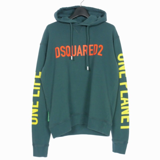 中古】未使用品 ディースクエアード DSQUARED2 22AW ロゴ プリント