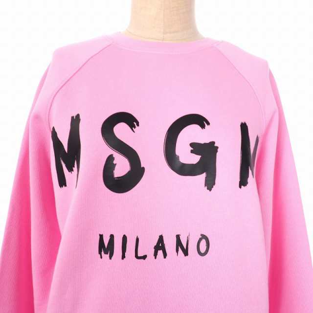 中古】未使用品 MSGM スウェット トレーナー 長袖 プルオーバー