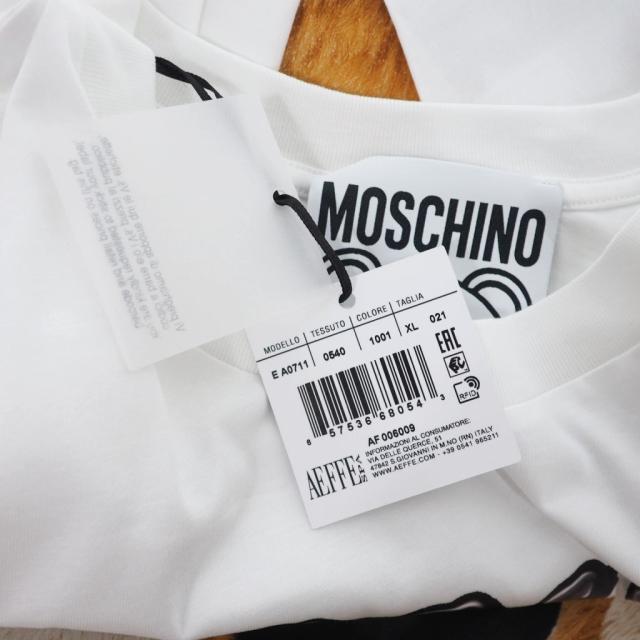 中古】未使用品 モスキーノ MOSCHINO 20SS バッド テディベア プリント