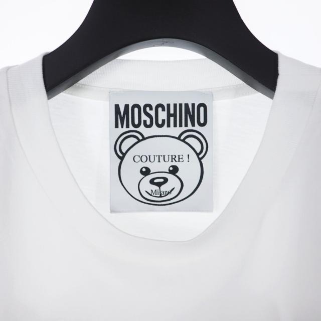 中古】未使用品 モスキーノ MOSCHINO 20SS バッド テディベア プリント
