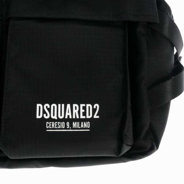 中古】未使用品 ディースクエアード DSQUARED2 22AW BELT BAG ボディバッグ ウエストポーチ 鞄 ブラック 黒の通販は -  ショルダーバッグ