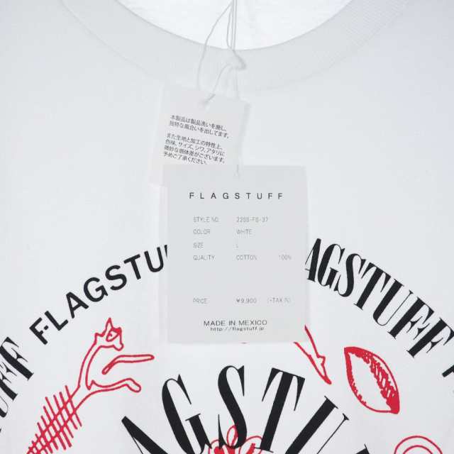 中古】未使用品 フラグスタフ FLAGSTUFF beginning of life tee ロング