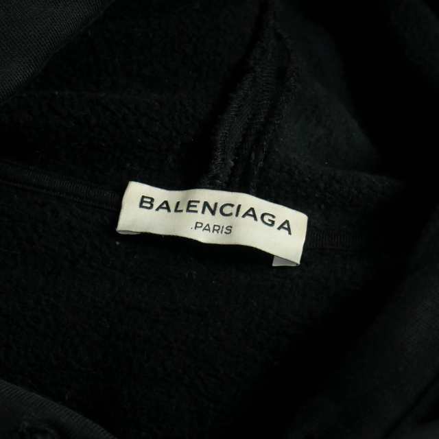 バレンシアガ フーディ バックロゴ ジップアップパーカー BALENCIAGA