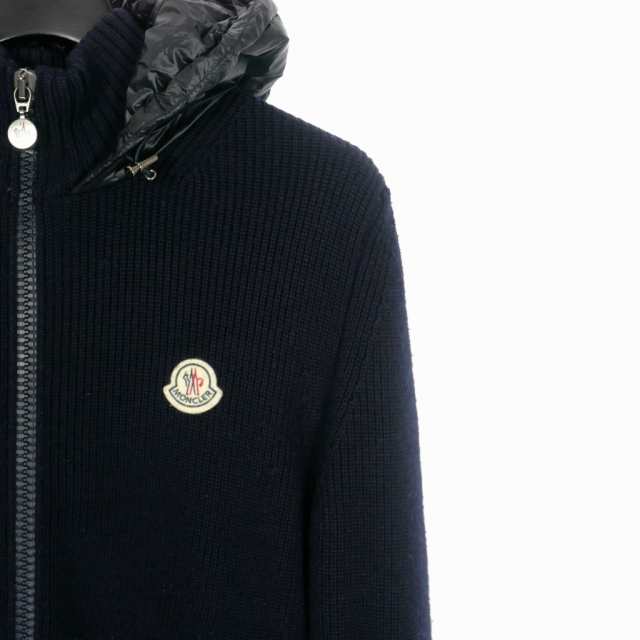 中古】モンクレール MONCLER MAGLIONE TRICOT CARDIGAN ダウンジ