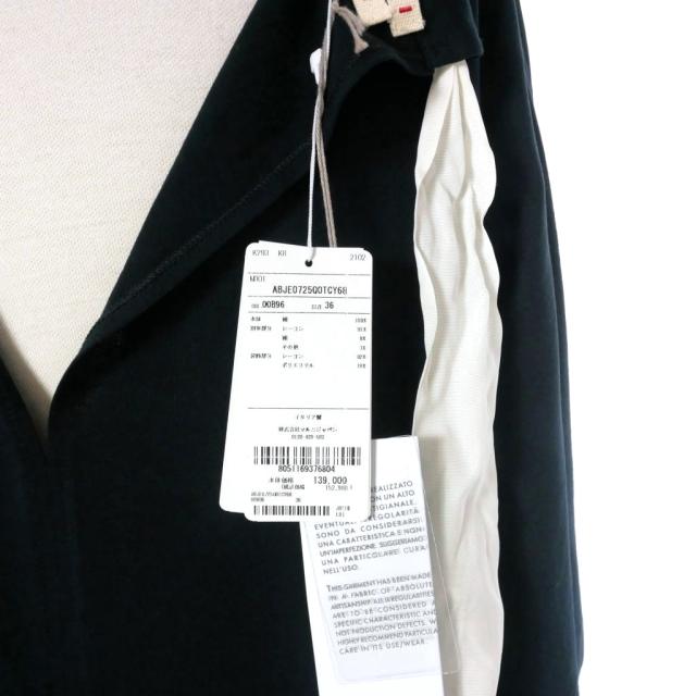 【中古】未使用品 マルニ MARNI 21AW フラワープリント ロングワンピース ドレス 36 ブラック 黒 ABJE0725Q0 国内正規_5