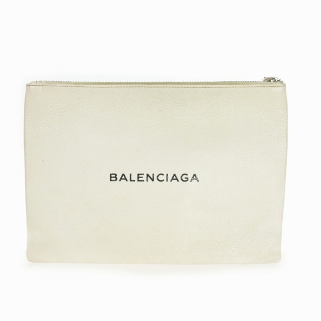 中古】バレンシアガ BALENCIAGA ロゴクラッチバッグ セカンドバック ...