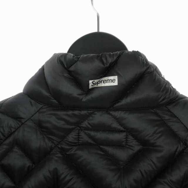 【中古】シュプリーム SUPREME Spellout Quilted スペルアウト キルト ライトウェイト ダウン ジャケット L ブラック｜au  PAY マーケット