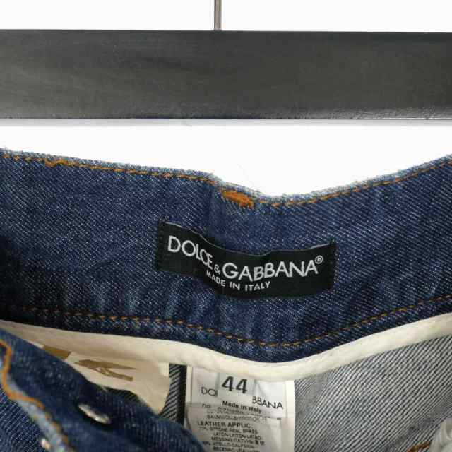 DOLCE&GABBANA ダメージ加工 デニムパンツ ジーンズ 44 青