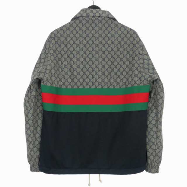 【中古】グッチ GUCCI GG総柄 テクニカル ジャージー ジャケット ジップ ブルゾン ナイロン XS 総柄 545606 XJAC2｜au  PAY マーケット