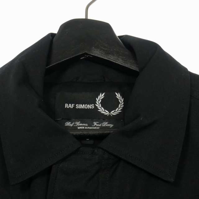 中古】ラフシモンズ RAF SIMONS × フレッドペリー FRED PERRY オーバーサイズ ミリタリージャケット S ブラック 黒の通販はau  PAY マーケット - ブランド古着のベクトル | au PAY マーケット－通販サイト