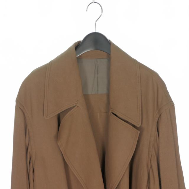 中古】ヨーク YOKE 21SS PAPER KERSEY DOUBLE BREASTED OVERCOAT